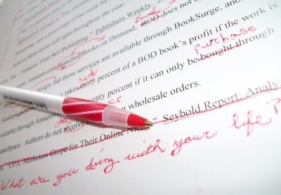 Red pen editing